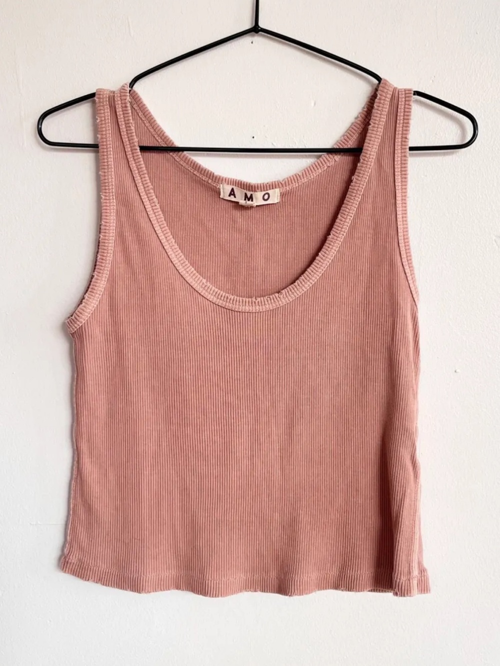 AMO Denim // crop rib tank top